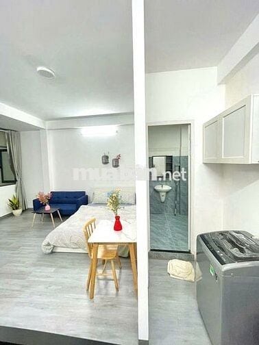 căn hộ ngay Hutech, P25,Bình Thạnh,1PN full nội thất, giặt riêng