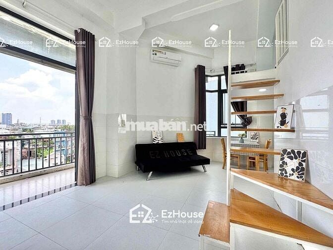 Cho thuê Duplex căn hộ dịch vụ LẠC LONG QUÂN BANCOL Full NT gần HUFLIT