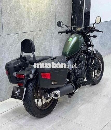 HONDA REBEL500 Xanh Quân Đội Màu Mới 2024