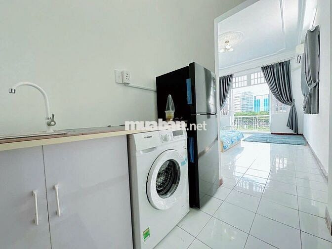 Cho thuê căn hộ dịch vụ studio tách bếp gần Sân Bay