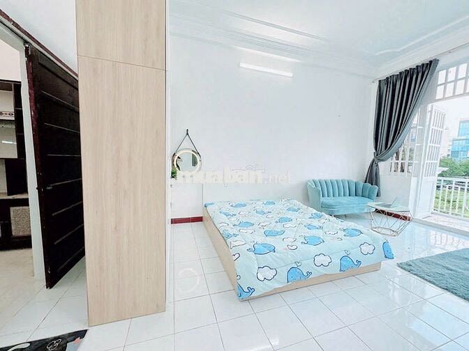 Cho thuê căn hộ dịch vụ studio tách bếp gần Sân Bay