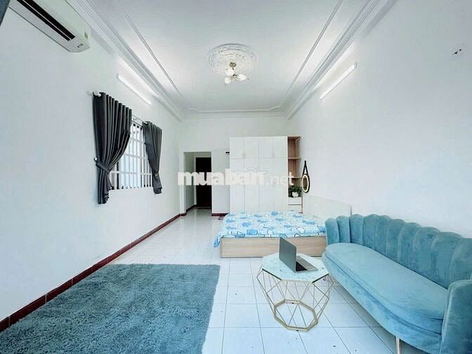 Cho thuê căn hộ dịch vụ studio tách bếp gần Sân Bay