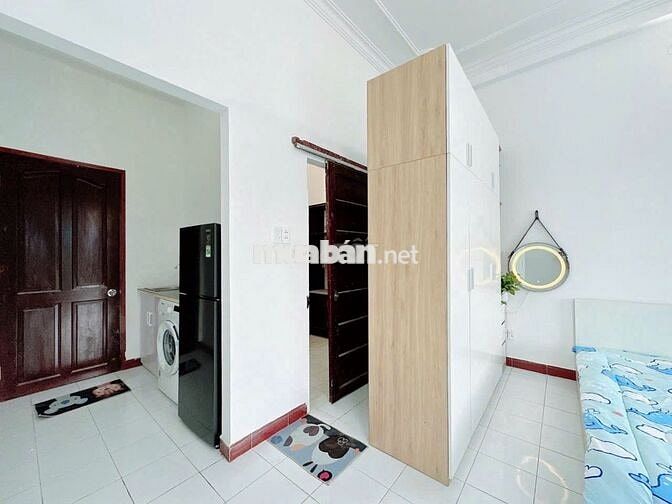 Cho thuê căn hộ dịch vụ studio tách bếp gần Sân Bay