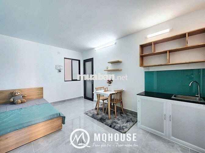 Phòng mới Studio - Bancol 30m2, thoáng mát sẳn nội thất, khu Bàu Cát ✅