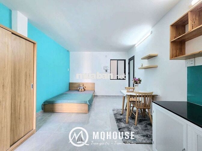 Phòng mới Studio - Bancol 30m2, thoáng mát sẳn nội thất, khu Bàu Cát ✅
