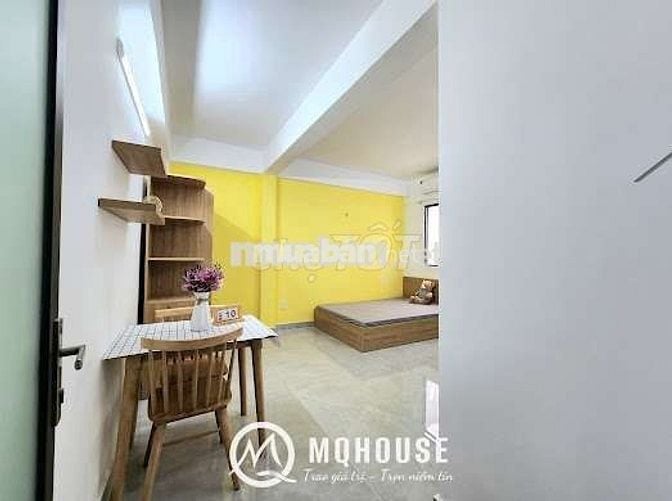 Phòng mới Studio - Bancol 30m2, thoáng mát sẳn nội thất, khu Bàu Cát ✅