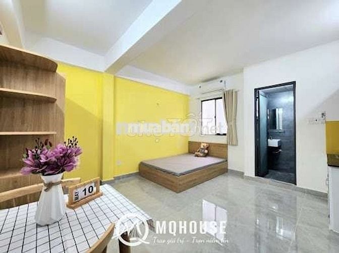Phòng mới Studio - Bancol 30m2, thoáng mát sẳn nội thất, khu Bàu Cát ✅