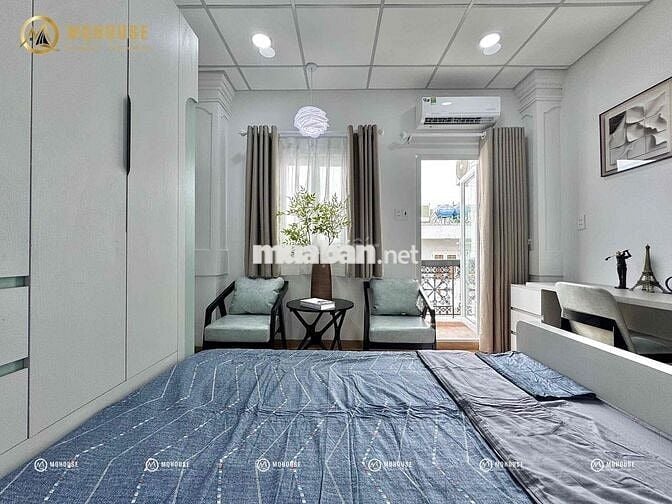 CĂN HỘ 1 PHÒNG NGỦ - BAN CÔNG MÁY GIẶT RIÊNG AN NINH 24/7 KẾ ĐH VLU