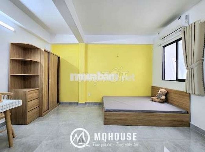 Phòng mới Studio - Bancol 30m2, thoáng mát sẳn nội thất, khu Bàu Cát ✅