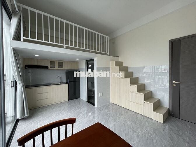 CĂN HỘ DUPLEX FULL NỘI THẤT - BAN CÔNG MỚI XÂY 100% NGAY SAU ĐH VLU
