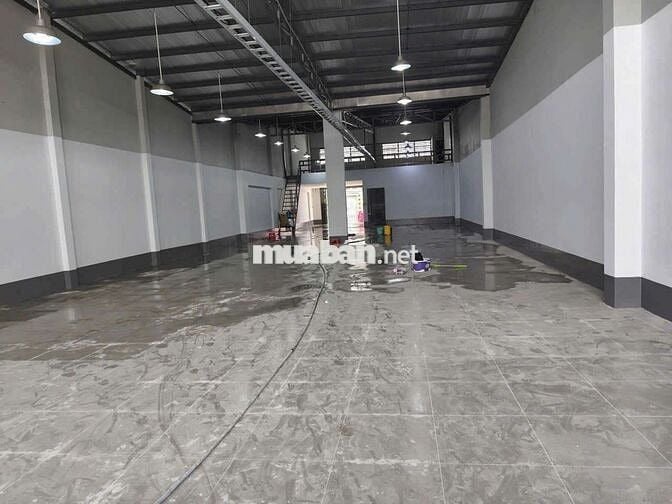 KHO XƯỞNG 10X40M GÁC 100M2 MỚI XÂY CAO RÁO ĐẸP