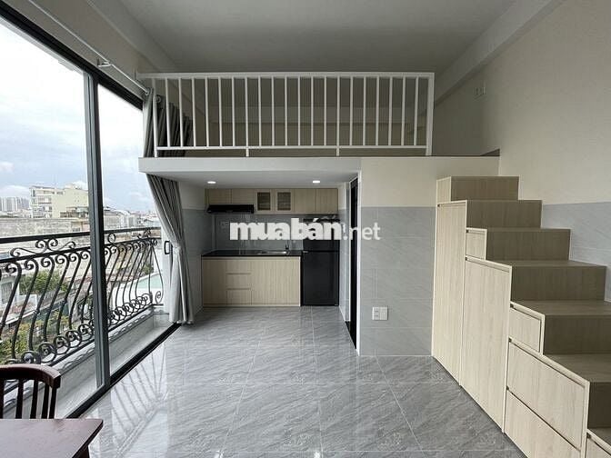 CĂN HỘ DUPLEX FULL NỘI THẤT - BAN CÔNG MỚI XÂY 100% NGAY SAU ĐH VLU