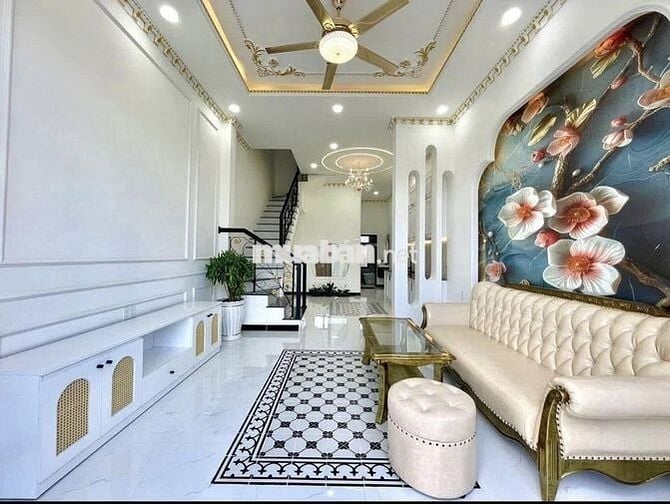 Nhà mới xây 1T1L 103m2 ở Cần GIuộc, MT hẻm 6m, giá: 1Ty122 (SHR)