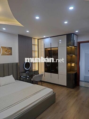 NHÀ MỚI THANG MÁY ÔTÔ VÀO NHÀ-45M-5TẦNG-MT5,6M-KINH DOANH-TRƯƠNG ĐỊNH