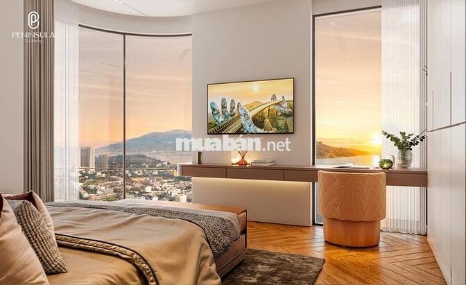 Chính chủ cần bán căn hộ góc 2PN tầng 28 - 96m2 - PENINSULA SÔNG HÀN
