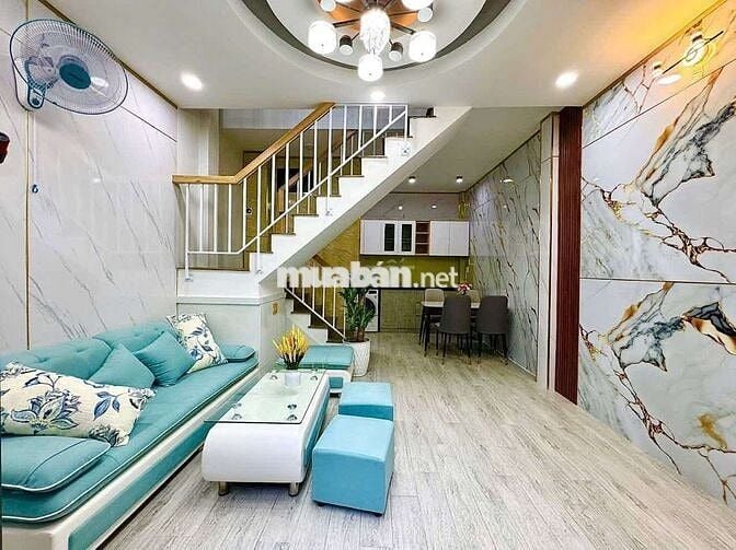 Nhà đẹp ở ngay quang trung p11 gò vấp 3T hẻm 3m thông chỉ hơn 3 tỷ