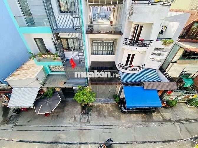 XE HƠI NGỦ TRONG NHÀ - Bình Thạnh - 4 Tầng - Sát Q1