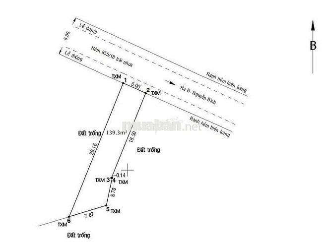 Bán Lô Đất Full Thổ Cư Khu Dân Cư Hiện Hữu- Nhơn Đức Nhà Bè.