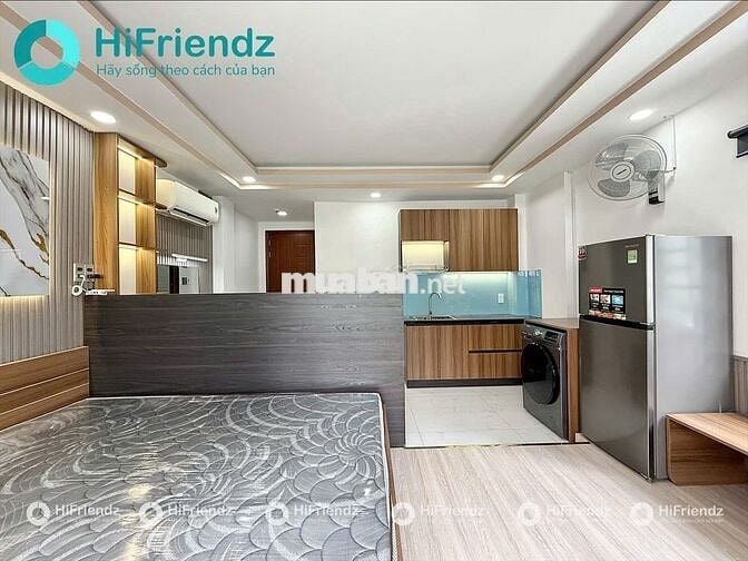 Chính chủ cho thuê Studio cửa sổ trời tách bếp 35m2 Full nội thất mới