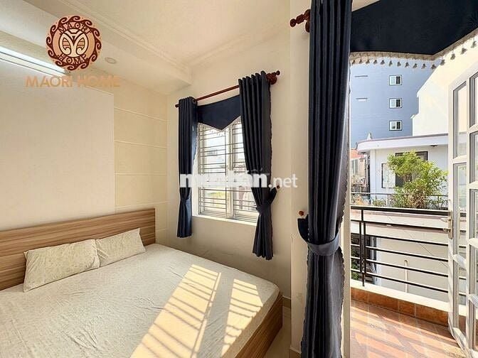 STUDIO BALCONY MÁY GIẶC MÁY SẤY FULL NỘI THẤT NGAY CÔNG VIÊN GIA ĐINH