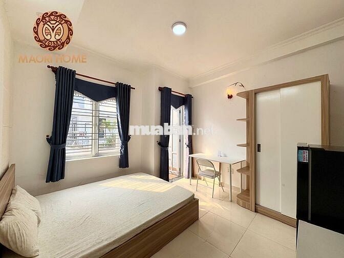 STUDIO BALCONY MÁY GIẶC MÁY SẤY FULL NỘI THẤT NGAY CÔNG VIÊN GIA ĐINH
