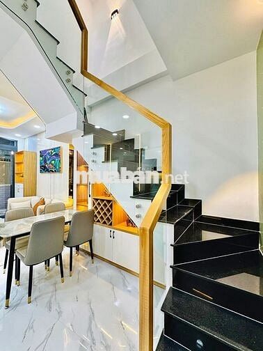 NHÀ ĐẸP - BÙI ĐÌNH TÚY, P. 12, Q. BÌNH THẠNH - 4x8M - 3 TẦNG, 4PN/3WC