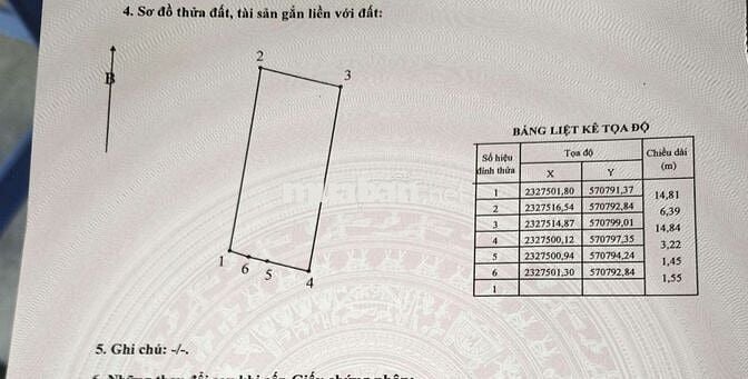 Bán 92,5m2 đất gia bình bắc ninh , ngõ ô tô thông , giá đầu tư
