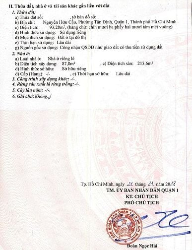 Bán nhà Quận 1, mặt tiền Nguyễn Hữu Cầu, 168m2, ngang 7m, 2 tầng