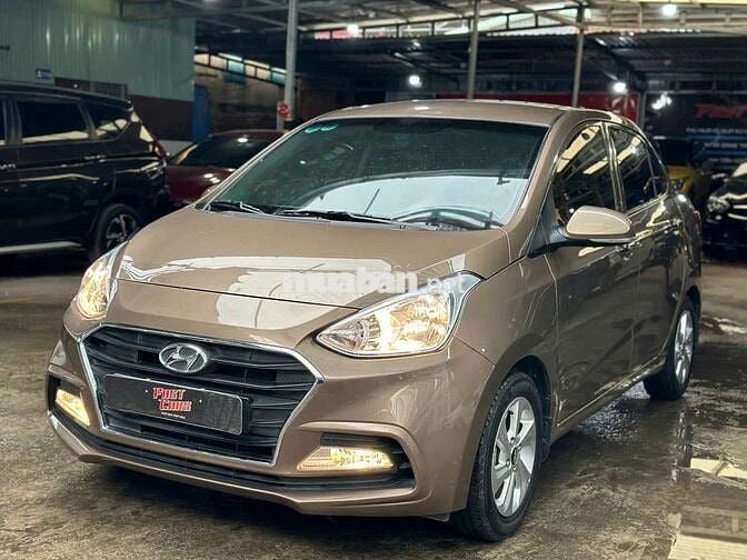 Hyundai i10 2019 Sedan 1.2MT,số sàn,màu nâu,3v7 km