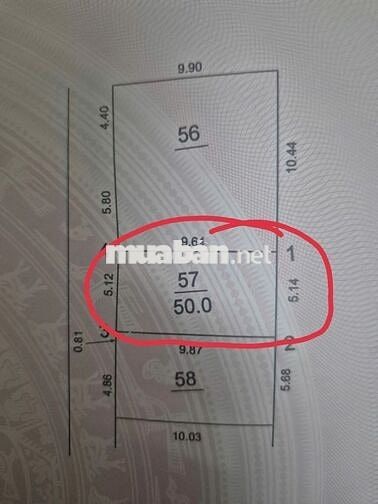 50m2 Đất sổ đỏ, nở hậu ở Đê sát Cầu Nhật Tân Đông Anh
