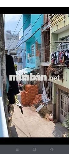 Nhà nguyên căn cho thuê gần chợ Bình Long 3×10 1lầu đúc 2pn1wc hẻm 4m