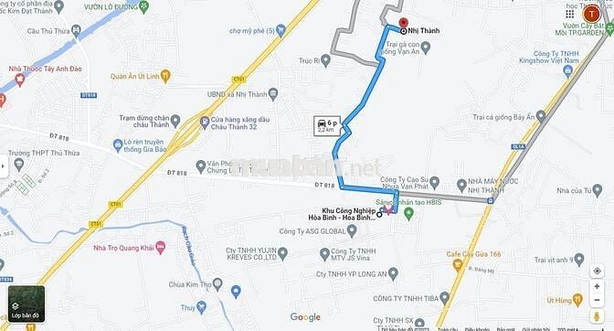Chính chủ, Đất thổ cư 100%, gần KCN, QL1A, cao tốc, giá chỉ 6,3tr /m2