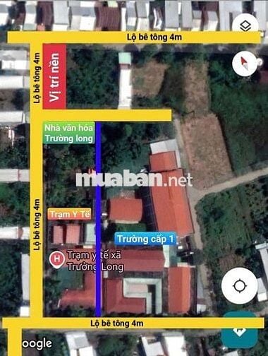 BÁN NỀN GÓC 3 MẶT TIỀN KHU TÁI ĐỊNH CƯ TRƯỜNG LONG
