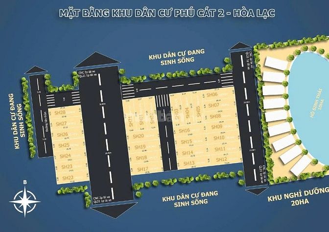 Đầu tư đất phân lô Hòa Lạc - sổ đỏ sẵn giao dịch - giá tốt