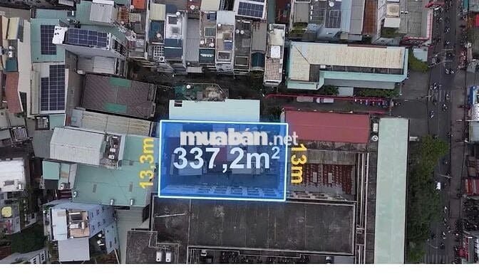 🔥 ĐẤT 337.2m² (13.7 x 25m) – (~104 triệu/m²) – HẺM Ô TÔ PHAN VĂN TRỊ