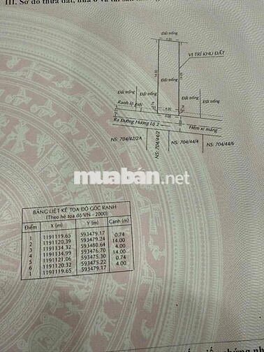 Bán Đất lọc khe chính chủ , 704 HƯƠNG LỘ 2