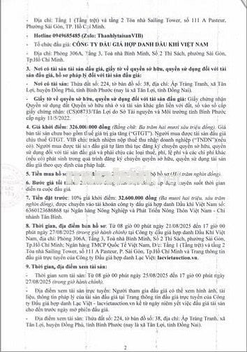 BĐS tại xã Tân Lợi, Đồng Phú, Bình Phước (nay là xã Tân Lợi, Đồng Nai)