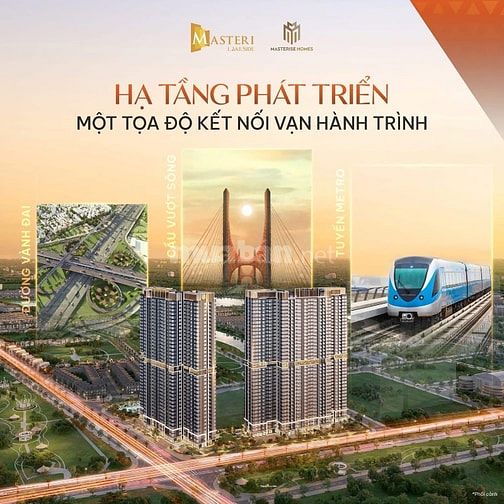CẦN BÁN GẤP - CĂN GÓC 2PN+ Khu Masteri Lakeside