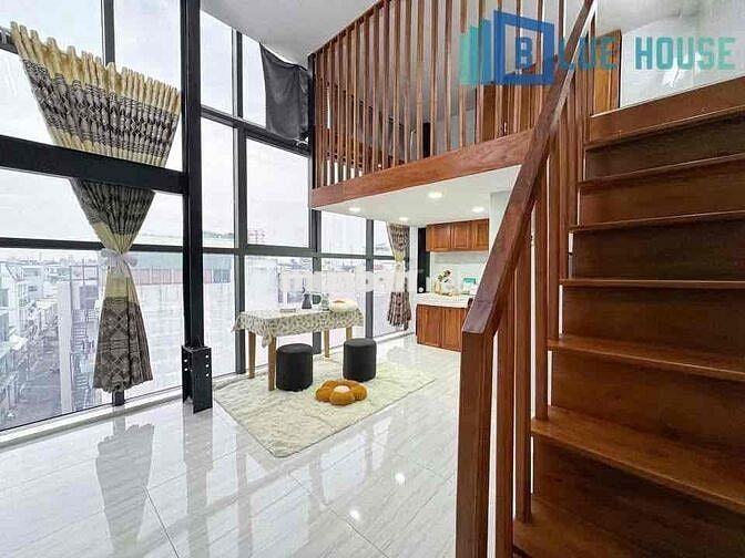 🔥 CHO THUÊ CĂN HỘ DUPLEX FULL NỘI THẤT - VIEW KÍNH - GÁC CAO 2M 🔥
