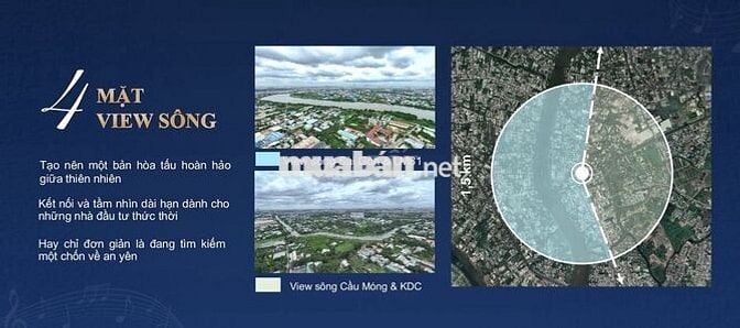 Căn hộ 2PN view sông+Landmark 81 giá 3 tỷ, bàn giao cao cấp