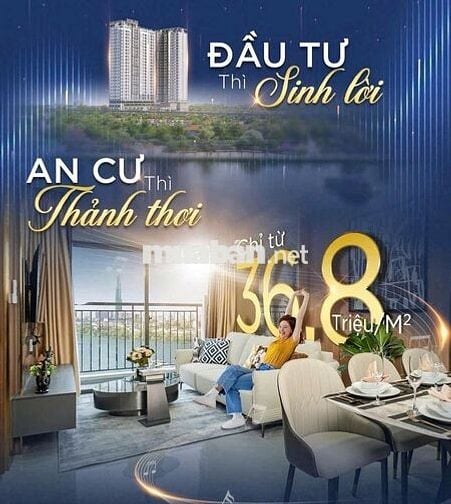 Căn hộ 2PN view sông+Landmark 81 giá 3 tỷ, bàn giao cao cấp