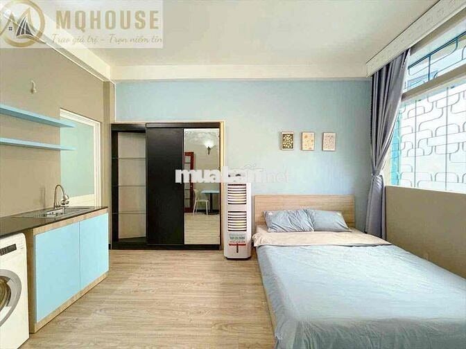 🏡 CHDV Trần Quang Khải 35m2 Bancol Full Nội Thất Gần Hutech, VLU