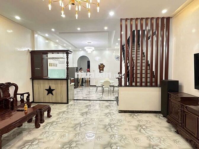 Nhà Hiệp Thành 1  6 dài 23 4pn full nội thất 12tr
