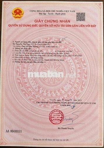 Đất 1/ tỉnh lộ 9 , ngay uỷ ban xã bình mỹ