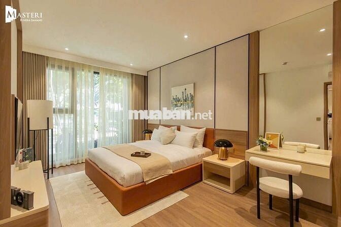 Căn 1BR/48m2 Masteri toà A Quỷ Ẩn View Sông - Giá 3.8 tỉ Full nội thất