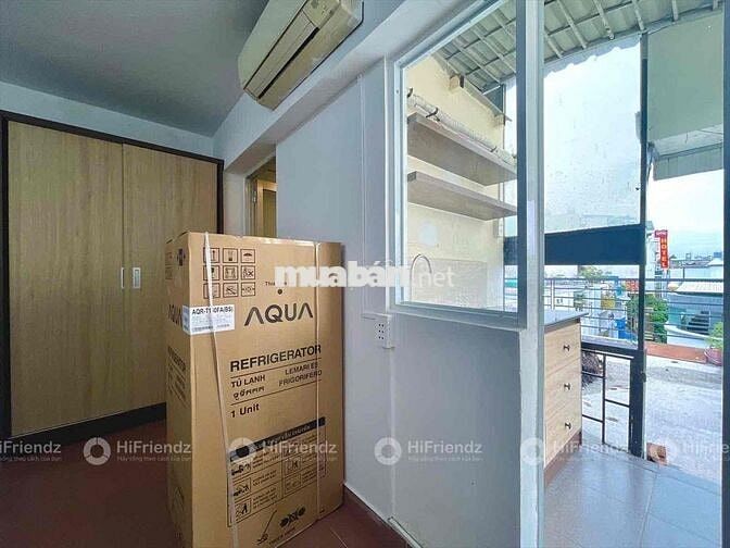 MỚI XÂY 1PN, TÁCH BẾP, BAN CÔNG RỘNG TRỒNG CÂY XANH, PHAN XÍCH LONG PN