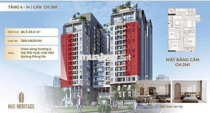 💥[CỰC HOT] RA MẮT CĂN HỘ TRUNG TÂM TP HUẾ - SỞ HỮU LÂU DÀI