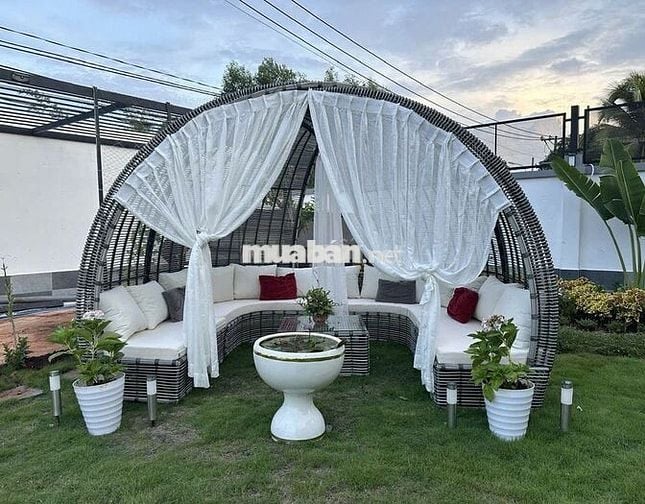 Bán Vila 1200m2 TK châu Âu view Sông, Bình chánh, TPHCM