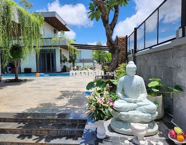 Bán Vila 1200m2 TK châu Âu view Sông, Bình chánh, TPHCM