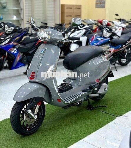 🌈THANH LÝ VESPA SPINT SIÊU LƯỚT MÀU XÁM XI MĂNG